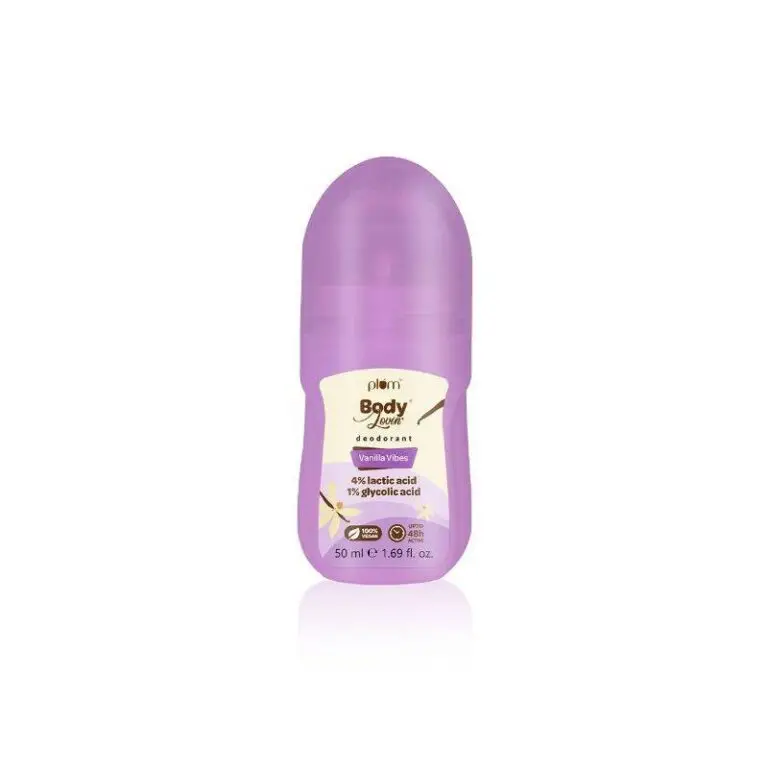 Front side image of the product PLUM - BODYLOVIN' VANILLA VIBES UNDERARM ROLL ON (50 ML)